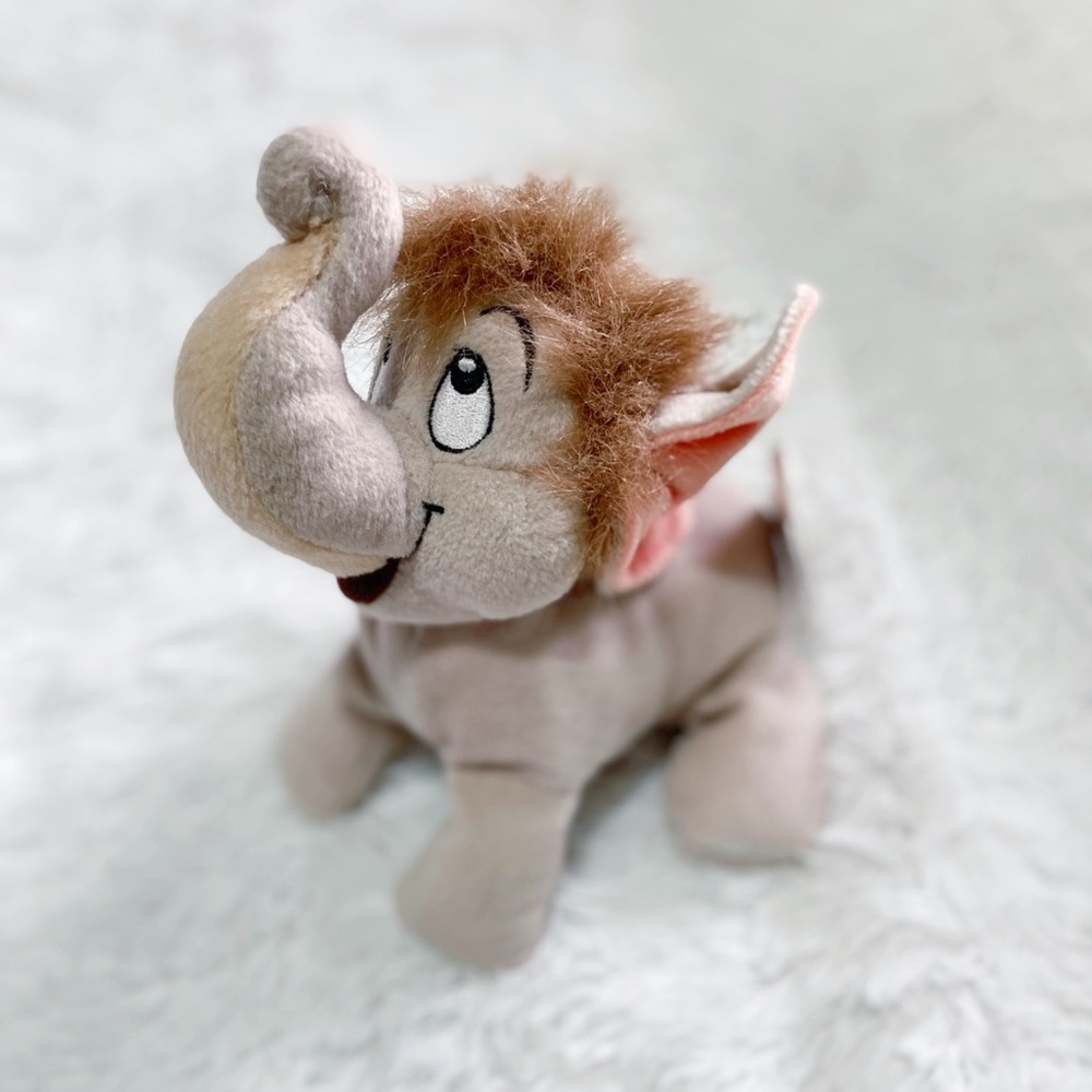 Disney World Vintage Jungle Book Baby Elephant Bean Bag Plush NWT
